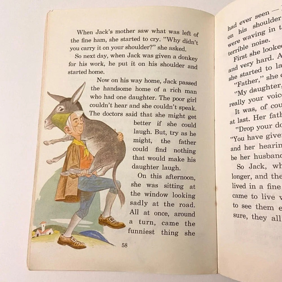 Vintage 1965 Carousel Poetry Book Copp Clark Pinocchio Robin Hood Lazy Jack - Picture 15 of 16